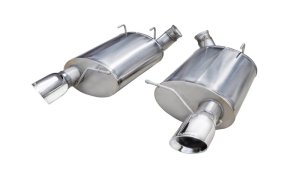 Ford Mustang Performance Exhaust - Rear - CORSA Performance - Axle-Back Sport - Polished - `11-`12